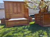 dormitor complet din lemn masiv 