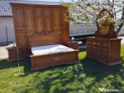 dormitor complet din lemn masiv 