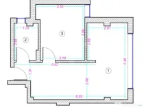 Apartament 2 camere, 44 mp, finisat, zona Donath