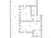 Apartament 2 camere, 52mp, terasa 73mp, finisat, zona Donath 