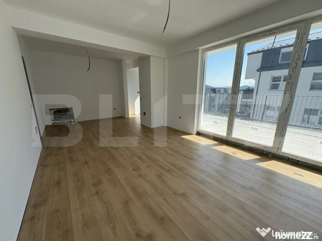 Apartament 2 camere, 52 mp, terasa 73 mp, zona Donath