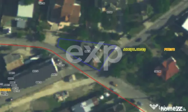 Teren intravilan 573 mp Trivale - Pitesti, str. Campului 10