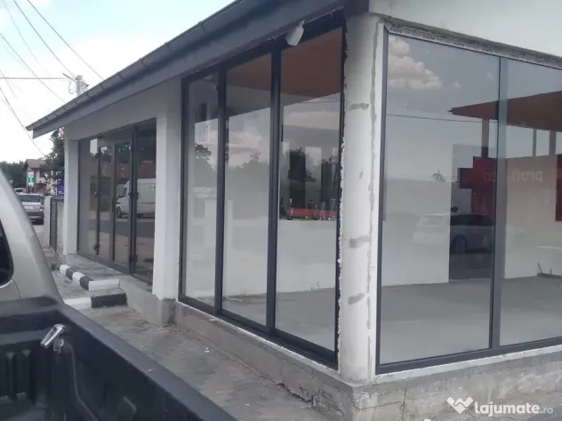 Inchideri terase si balcoane,sisteme glisante fără barieră termică,geam termopan