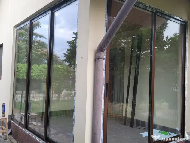 Inchideri terase si balcoane,sisteme glisante fără barieră termică,geam termopan