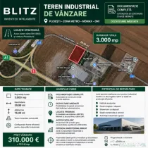 Teren intravilan 3.000 mp avize si autorizație proiect fina