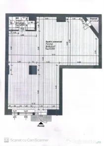 Spatiu comercial de inchiriat, 65 mp, zona Lama