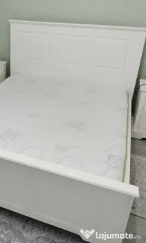 Pat matrimonial din MDF vopsit