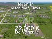 Teren de vânzare în Nițchidorf – 1.439 mp 