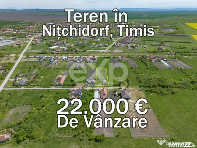 Teren de vânzare în Nițchidorf – 1.439 mp