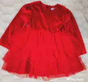 Rochiță Mayoral Festivă Nouă Etichetă – Roșu Regal fata 36 luni 3 ani 98 cm 
