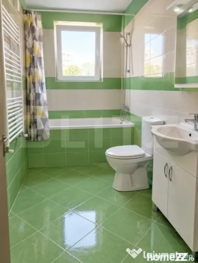 Apartament cu 3 camere, 59 mp, etajul 1, parcare cu CF, zona - Floresti (Cluj)