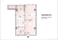 Apartament 2 camere, 51 mp utili, etaj intermediar, London R 