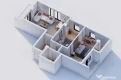 Apartament 3 camere, bloc nou , etaj intermediar , Radauti 
