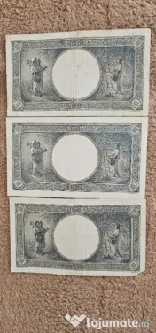 3 Bancnote 1000 lei puse in circulatie in perioada 1943,1944 
