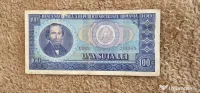 Bancnota 100lei din 1966 