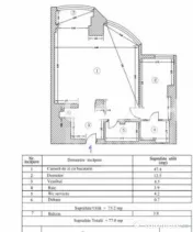 Apartament 2 camere 77 mp -2 grupuri sanitare | Blv Unirii 