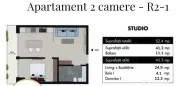 Barrio Unirii 2 camere 