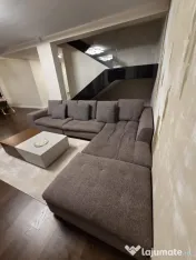 Canapea colțar modernă Diva & Sofa – stare foarte bună, design premium