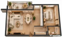 APARTAMENT 2 CAMERE | INTRE LACURI | CU CF