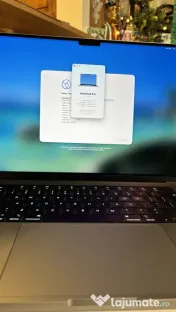 MacBook Pro 16 inch 2023, Apple M2 Pro, 16GB RAM, în stare excelentă 