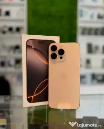 Oferta! Iphone 16 Pro Max 256 gb Nou! 100% baterie! Desert  GOLD Titanium