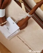 Geanta originala David Jones import Italia, curea detasabila umăr 