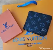 Portofele barbati Louis Vuitton,cutie inclusa,logo metalic/France 