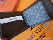 Portofele barbati Louis Vuitton,cutie inclusa,logo metalic/France 
