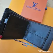 Portofele barbati Louis Vuitton,cutie inclusa,logo metalic/France 