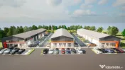 Hală nouă 590 mp utili la cheie, teren 1.300 mp, Gherceșt 