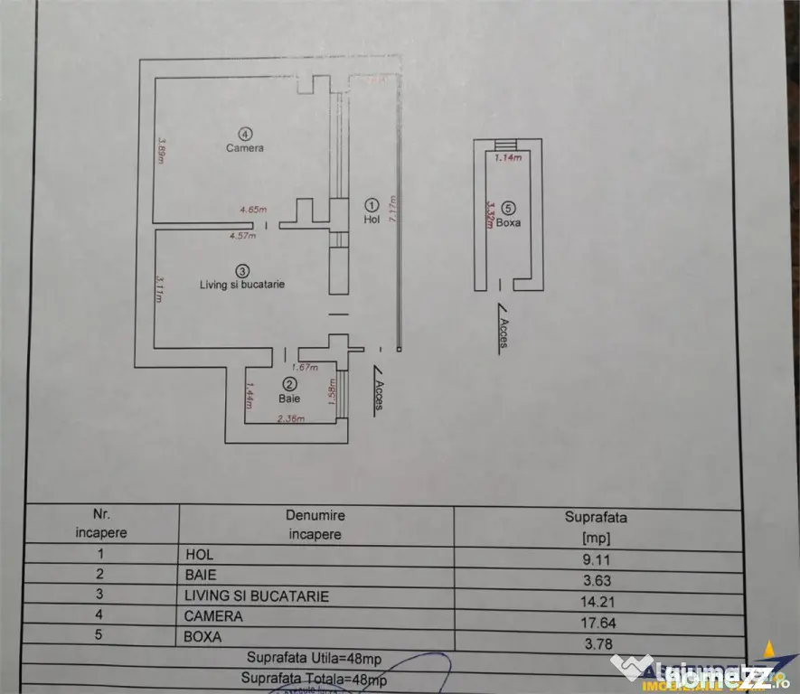 Apartament la casa, curte si acces propriu, loc parcare, Par