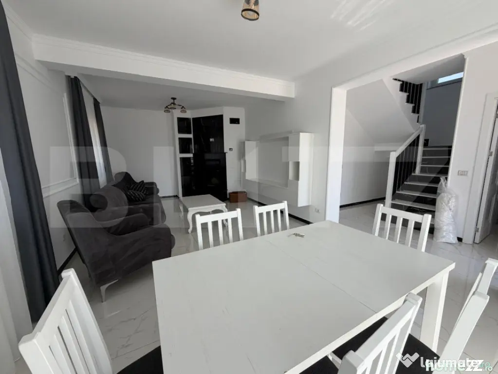 Casa moderna, 4 camere, 119 mp utili cu car port auto, zona