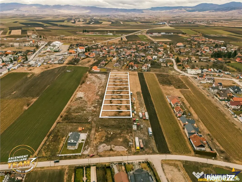 FILM! Terenuri intravilane de 680mp de , cu utilitati, Targu