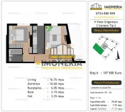 9 Vista Grigorescu – 0% Comision – 2 camere – Preț pr