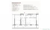 Apartament 2 camere, 74.79 mp intr-un ansamblu cu 0% Comisio 