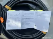 2 Cabluri încărcător VEVOR EV, 16A 10m max. 11 kW, trifazat AC 480V 50Hz IP65 