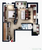 Apartament 2 camere, intermediar, balcon, CF, parcare, boxa, 