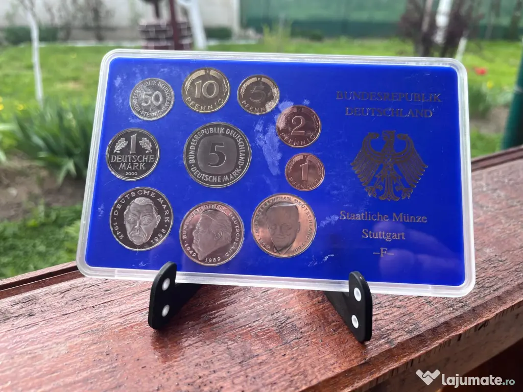 Plachetă numismatica set monede Germania 2000