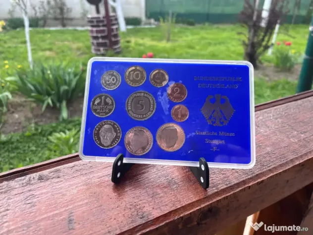 Plachetă numismatica set monede Germania 2000