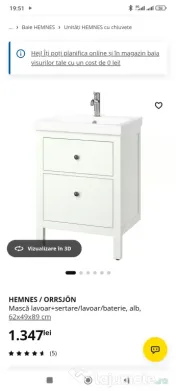 Vând dulap baie Ikea 