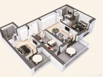 3 camere -Aviatiei- City Point2