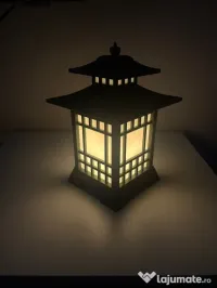 Lampă decorativă Pagoda, fără fir, 23 cm 