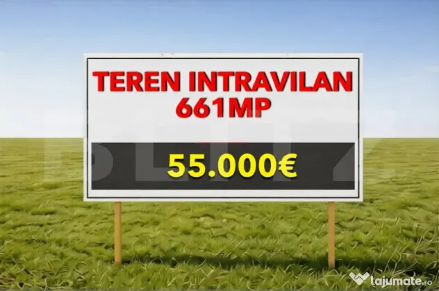Teren Intravilan, 661 mp P+1E+M, zona Giroc