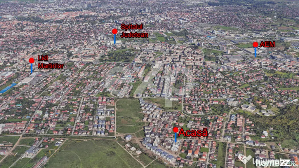 De închiriat apartament 2 camere cu loc parcare