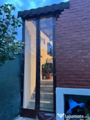 Folie Transparenta Cristal cu capse si bride 
