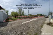 Teren 2002MP*deschidere 65m la 2 strazi*adiacent Rascoala 19