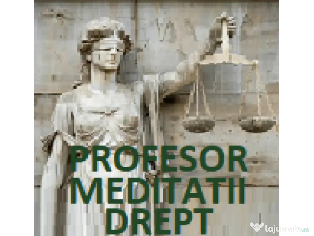 Profesor ofer meditatii (si online prin Teams) la Drept, sedinta demonstrativa