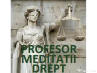 Profesor ofer meditatii (si online prin Teams) la Drept, sedinta demonstrativa 