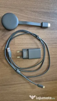 Google Chromecast 3 + accesorii originale 