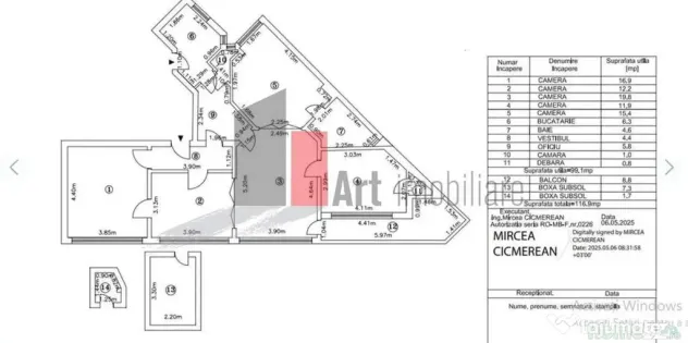 APARTAMENT 5 CAMERE - LASCAR CATARGIU